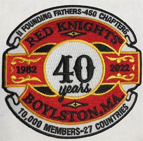 40th Year anniversary Patch